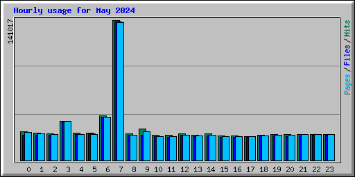 Hourly usage for May 2024